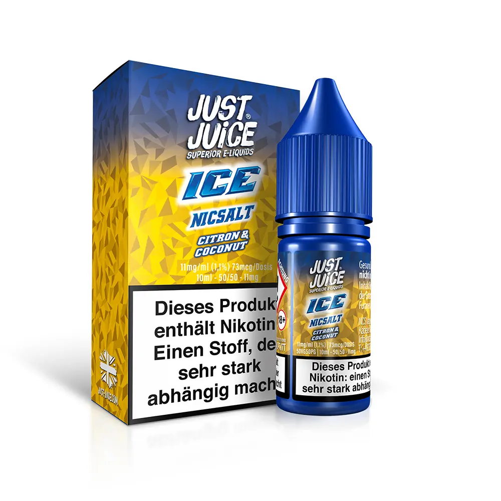 Just Juice Nikotinsalz - Citron & Coconut ICE - 10ml 