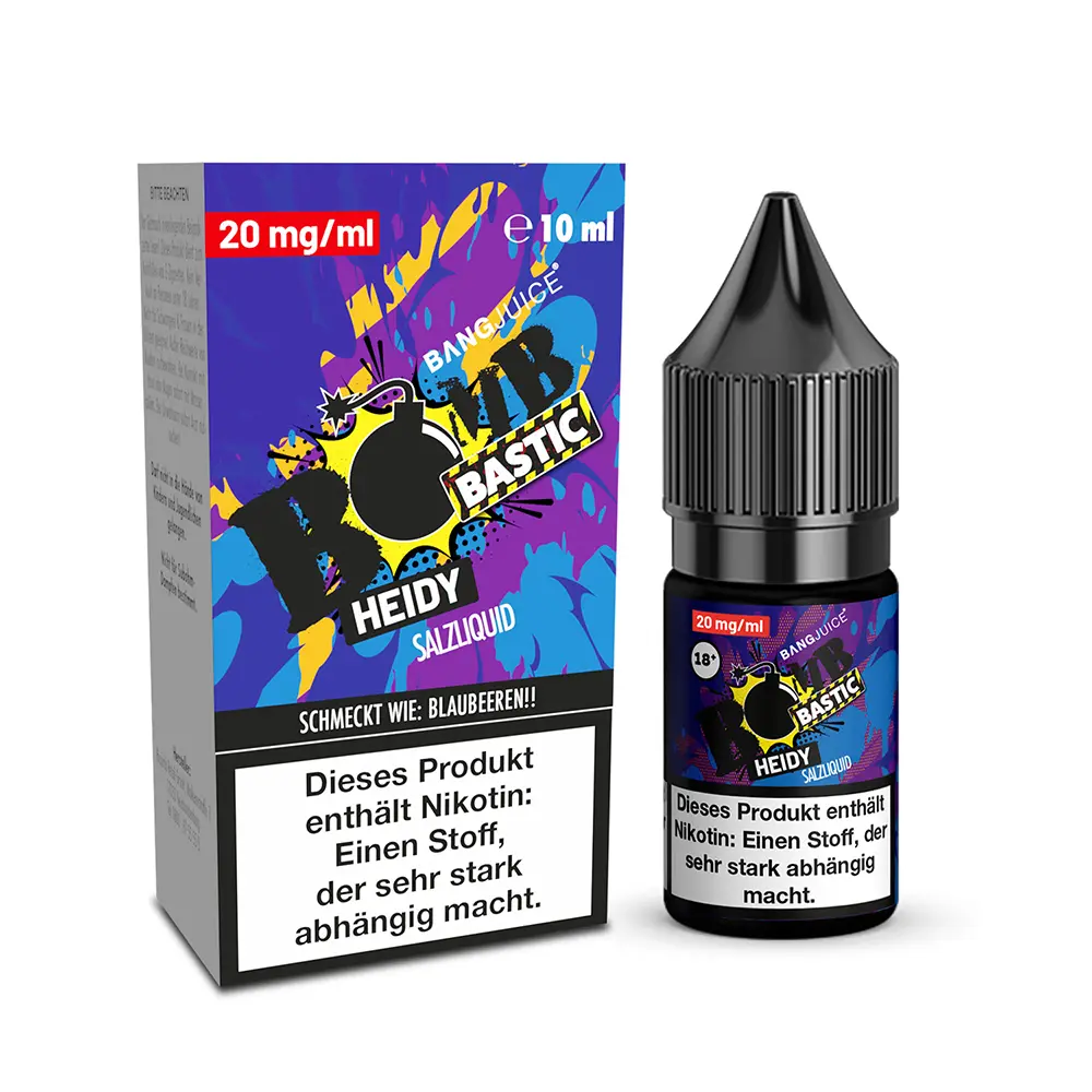Bang Juice Bomb Bastic Heidy Nic Salt 20mg Bang Juice Bomb Bastic Heidy Nic Salt 20mg