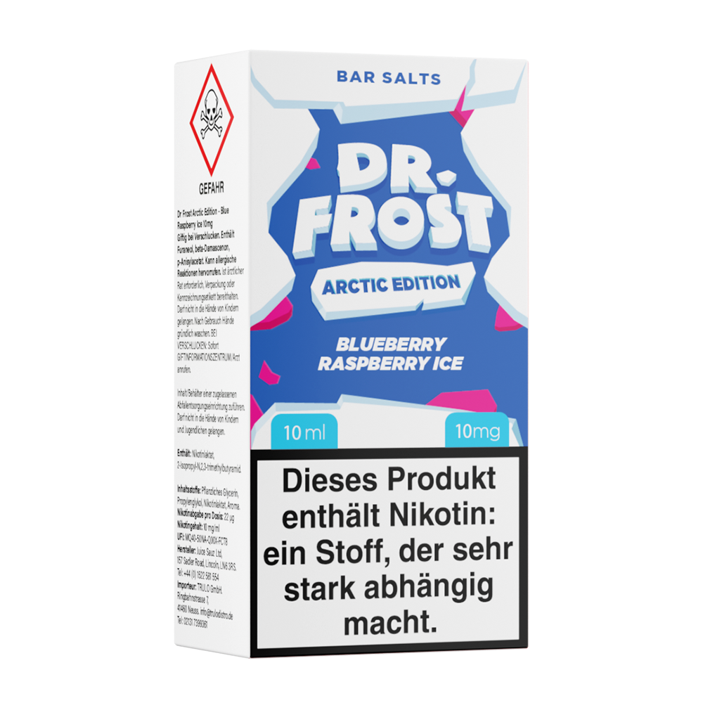 Liquid Blue Raspberry Ice - Dr. Frost Nikotinsalz