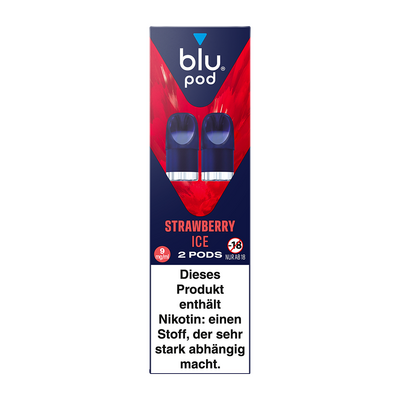 blu Pod STRAWBERRY ICE 9mg/ml (neue VPE) blu Pod STRAWBERRY ICE 9mg/ml (neue VPE)