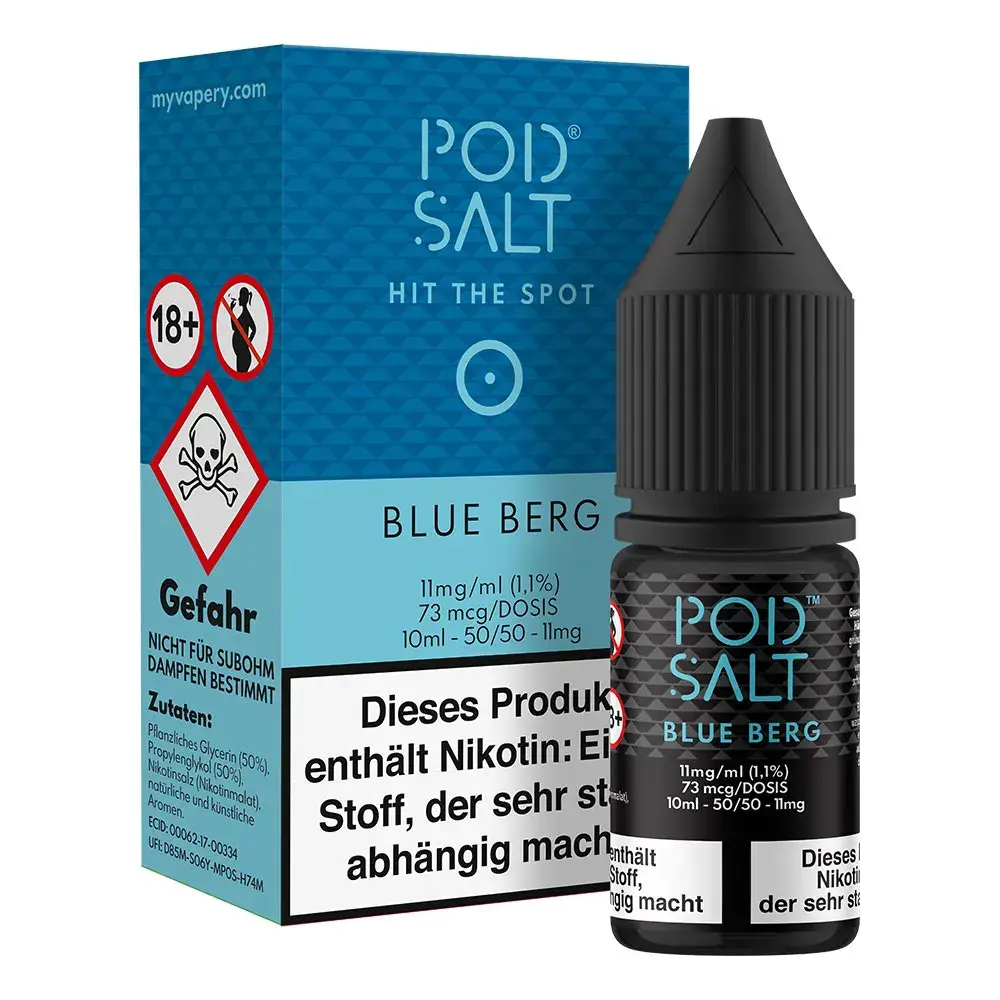 Liquid Blue Berg - Pod Salt Core Nikotinsalz Liquid Blue Berg - Pod Salt Core Nikotinsalz
