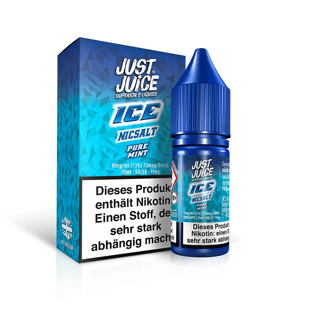Liquid Pure Mint ICE - Just Juice Bar Nikotinsalz Liquid Pure Mint ICE - Just Juice Bar Nikotinsalz