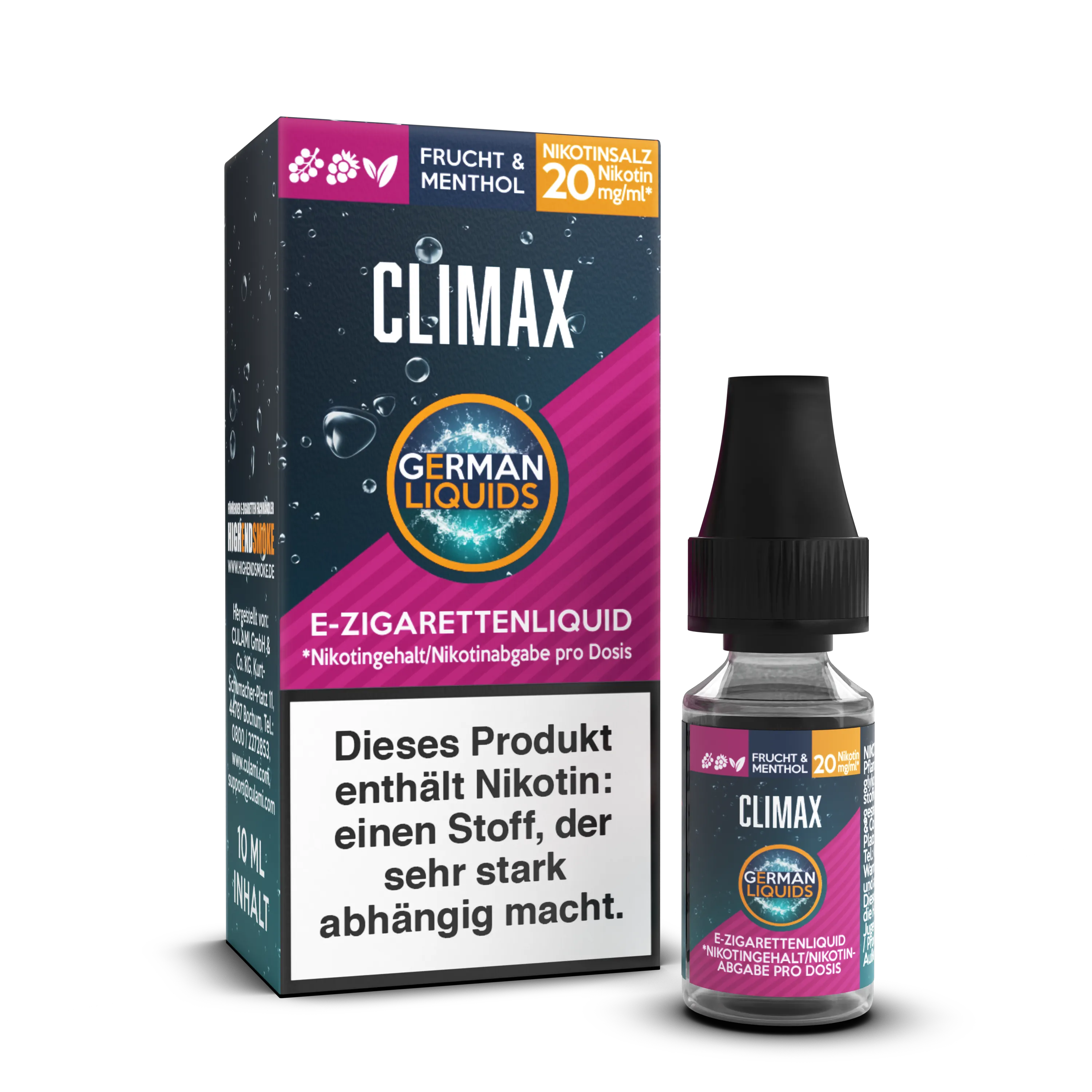 Liquid Climax - German Liquids Nikotinsalz 20mg Liquid Climax - German Liquids Nikotinsalz 20mg