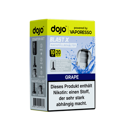 Vaporesso dojo Blast X Einweg Pod - Grape - 20mg Vaporesso dojo Blast X Einweg Pod - Grape - 20mg
