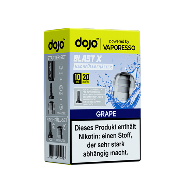 Vaporesso dojo Blast X Einweg Pod - Grape - 20mg Vaporesso dojo Blast X Einweg Pod - Grape - 20mg