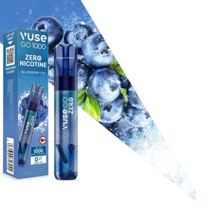 Vuse GO 1000 Blueberry Ice 0mg Vuse GO 1000 Blueberry Ice 0mg