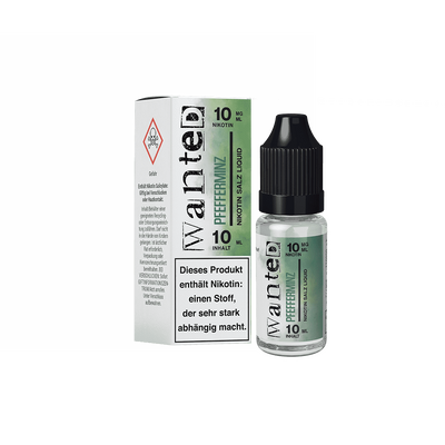 Liquid Pfefferminz - Wanted Overdosed Nikotinsalz