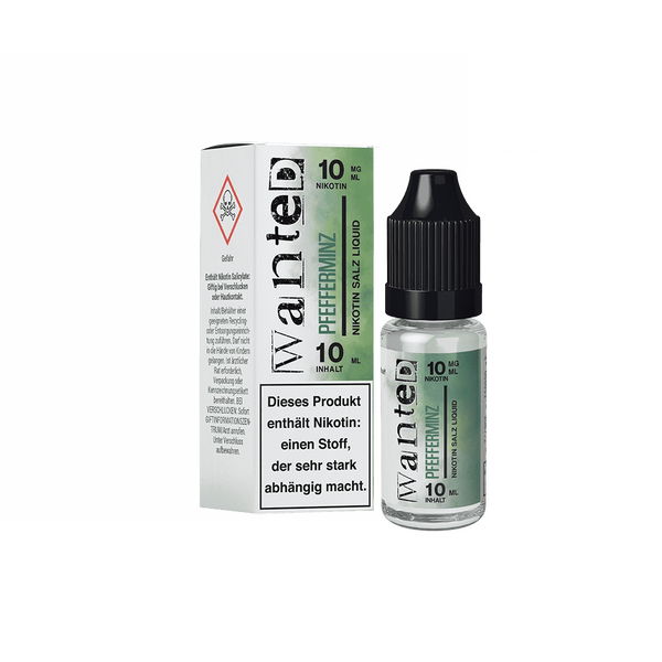 Liquid Pfefferminz - Wanted Overdosed Nikotinsalz