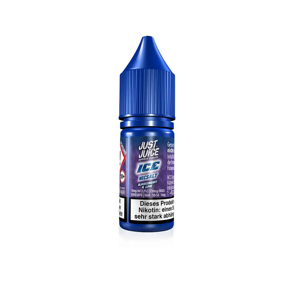 Just Juice Blackcurrant Lime ICE - 10ml Nikotinsalz 11mg
