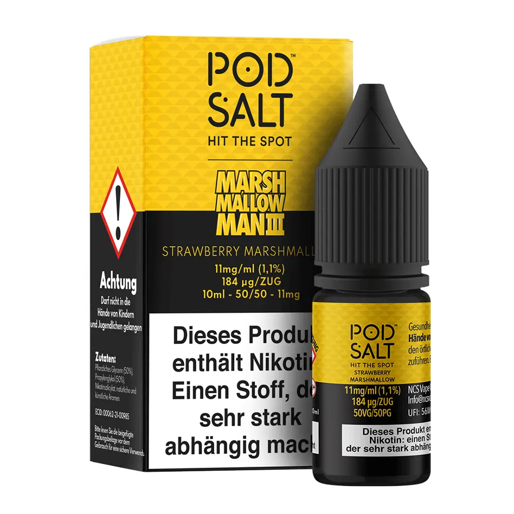 Liquid Marshmallow Man III - Pod Salt Fusion Nikotinsalz 11mg