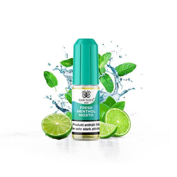 Bar Juice 5000 Nikotinsalz - Fresh Menthol Mojito - Liquid 20mg 10ml C Bar Juice 5000 Nikotinsalz - Fresh Menthol Mojito - Liquid 20mg 10ml C