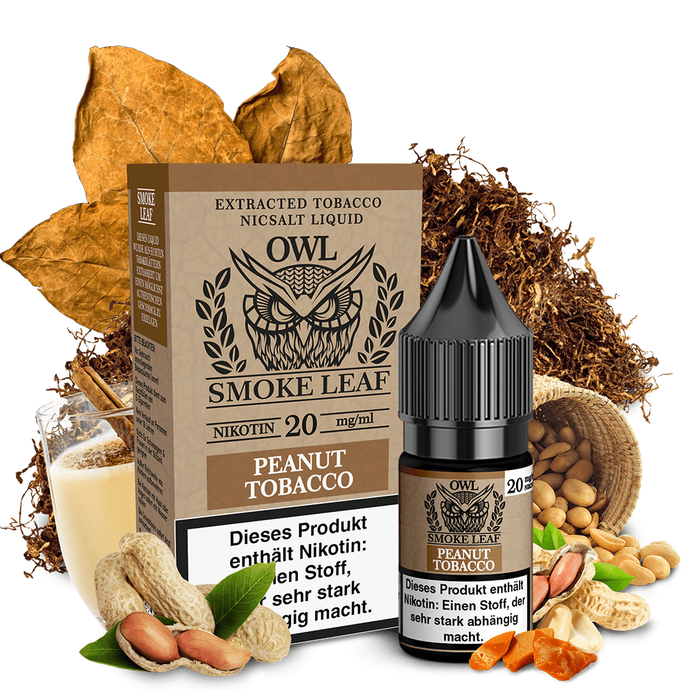 Liquid Peanut Tobacco - OWL Smoke Leaf Nikotinsalz