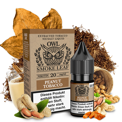 Liquid Peanut Tobacco - OWL Smoke Leaf Nikotinsalz