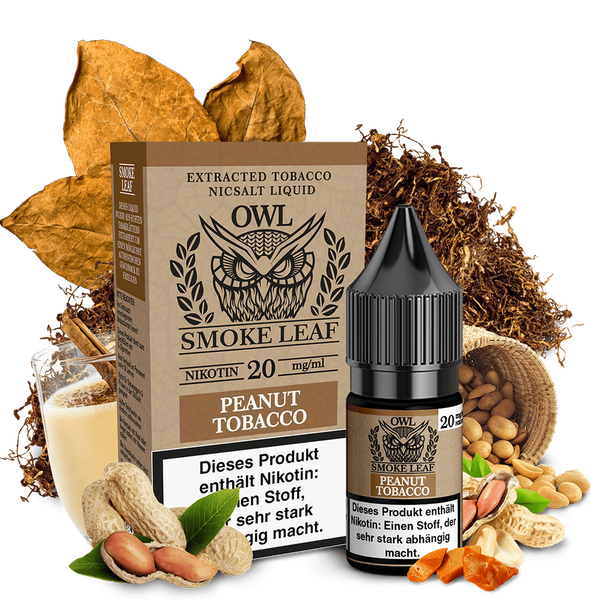 Liquid Peanut Tobacco - OWL Smoke Leaf Nikotinsalz