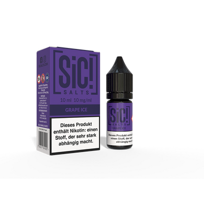 SIC Nikotinsalz Grape Ice 10ml Liquid 10mg
