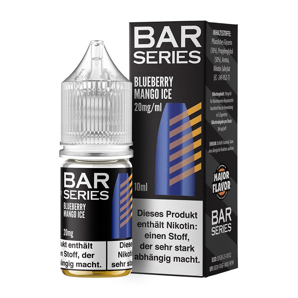 Liquid Blueberry Mango Ice - Bar Series Nikotinsalz Liquid Blueberry Mango Ice - Bar Series Nikotinsalz