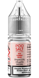 Liquid Red Gummy Bear - Pod Salt Xtra Nikotinsalz 20mg Liquid Red Gummy Bear - Pod Salt Xtra Nikotinsalz 20mg