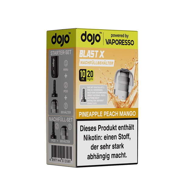 Vaporesso DOJO Blast X Pineapple Peach Mango Pod 20mg 10ml