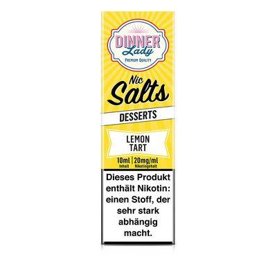 Liquid Lemon Tart - Dinner Lady Nikotinsalz