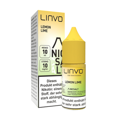 Linvo Nikotinsalz - Lemon Lime - Liquid 10mg 10ml