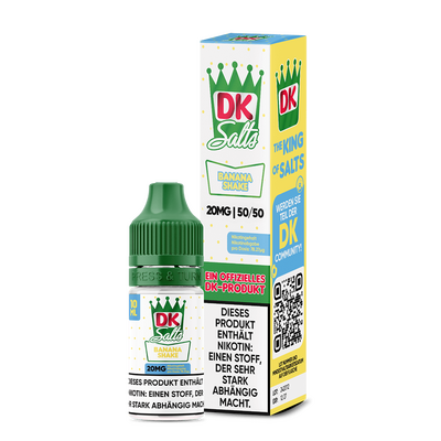 DK Salts Nikotinsalz - Banana Shake - Liquid 20mg 10ml  C