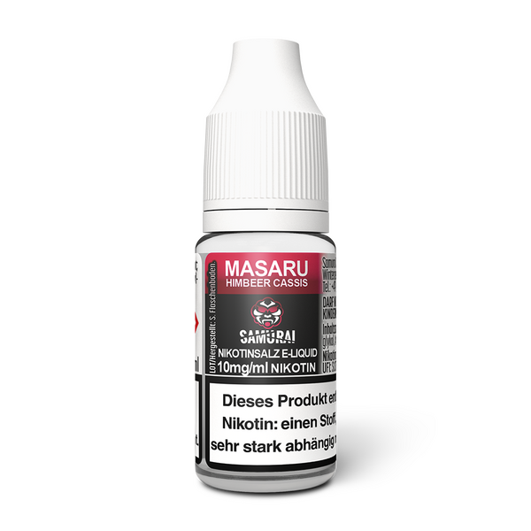Liquid Masaru Himbeer Cassis - Samurai Nikotinsalz 10mg