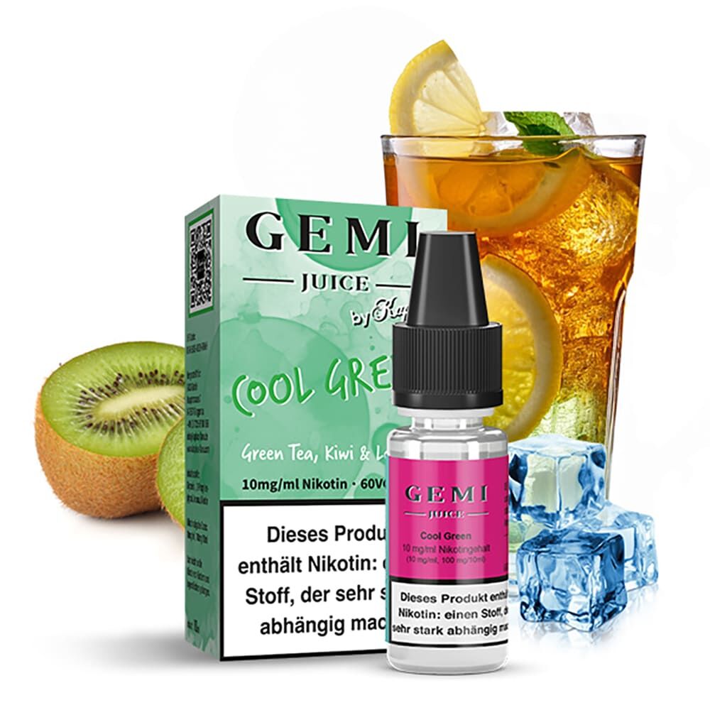 Liquid Cool Green - Gemi Juice Nikotinsalz Liquid Cool Green - Gemi Juice Nikotinsalz