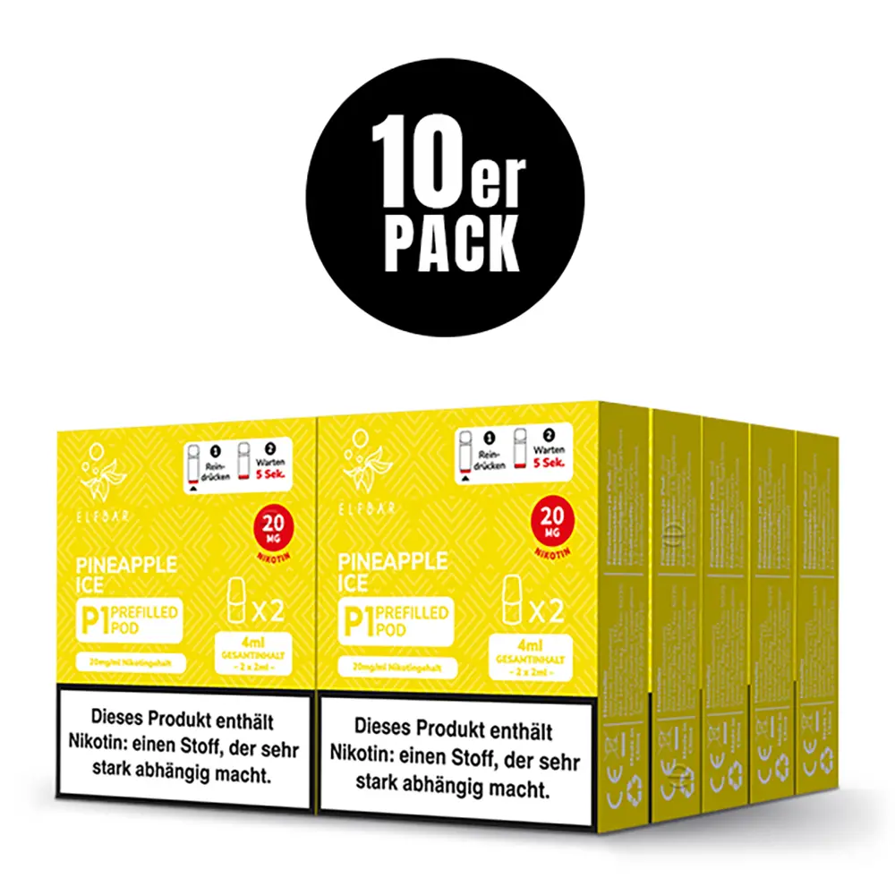 Elfbar - Mate 500 Pods Pineapple Ice Nikotinsalz 20mg