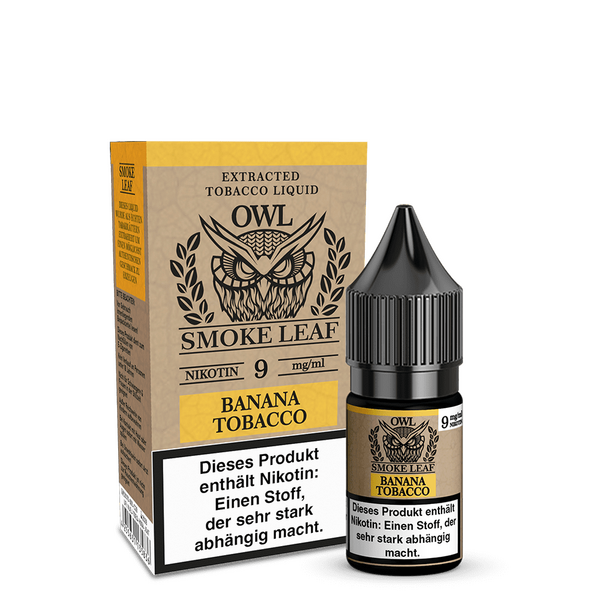 OWL Smoke Leaf Banana Tobacco Liquid 9mg