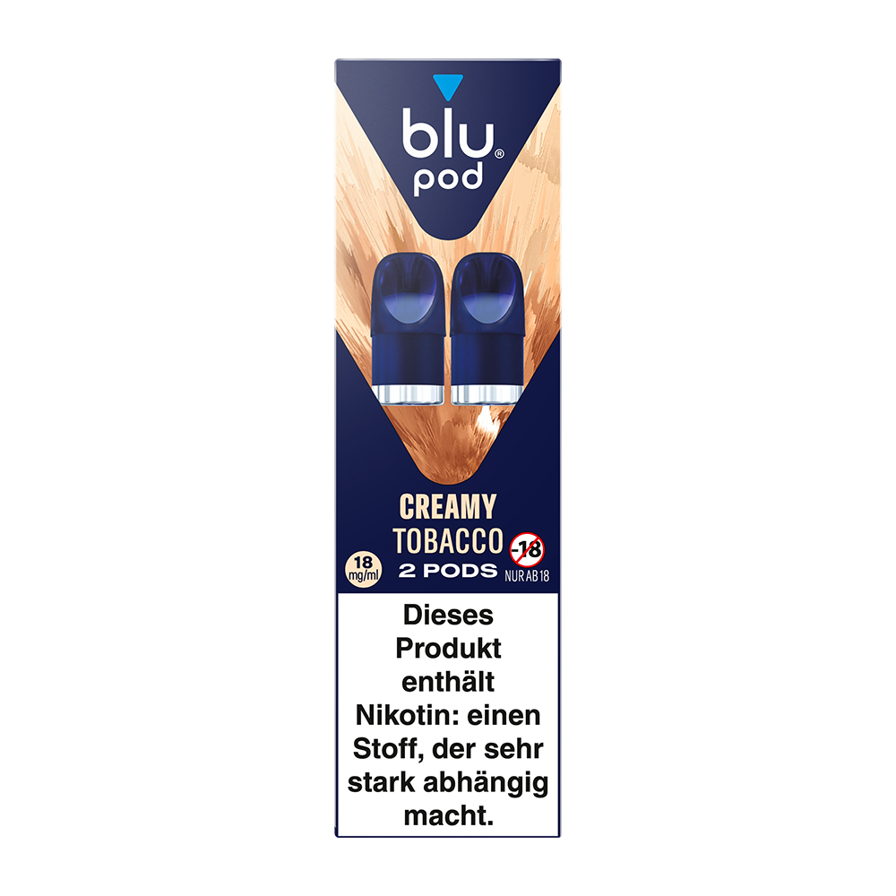 blu Pod CREAMY TOBACCO 9mg/ml (neue VPE)