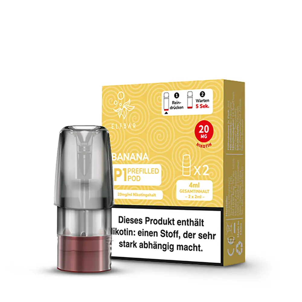 Elfbar - Mate 500 Pods Banana Nikotinsalz 20mg