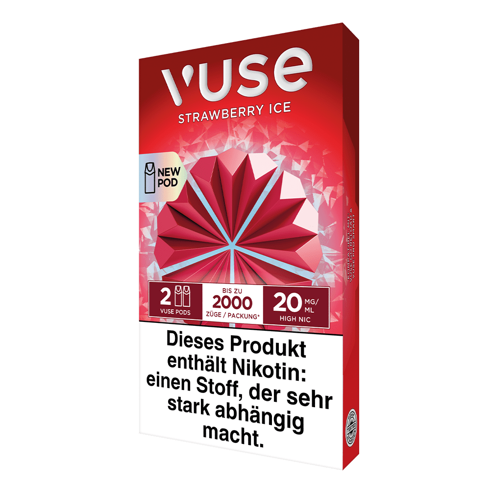 Vuse Pod Strawberry Ice Nic Salts 20mg Vuse Pod Strawberry Ice Nic Salts 20mg