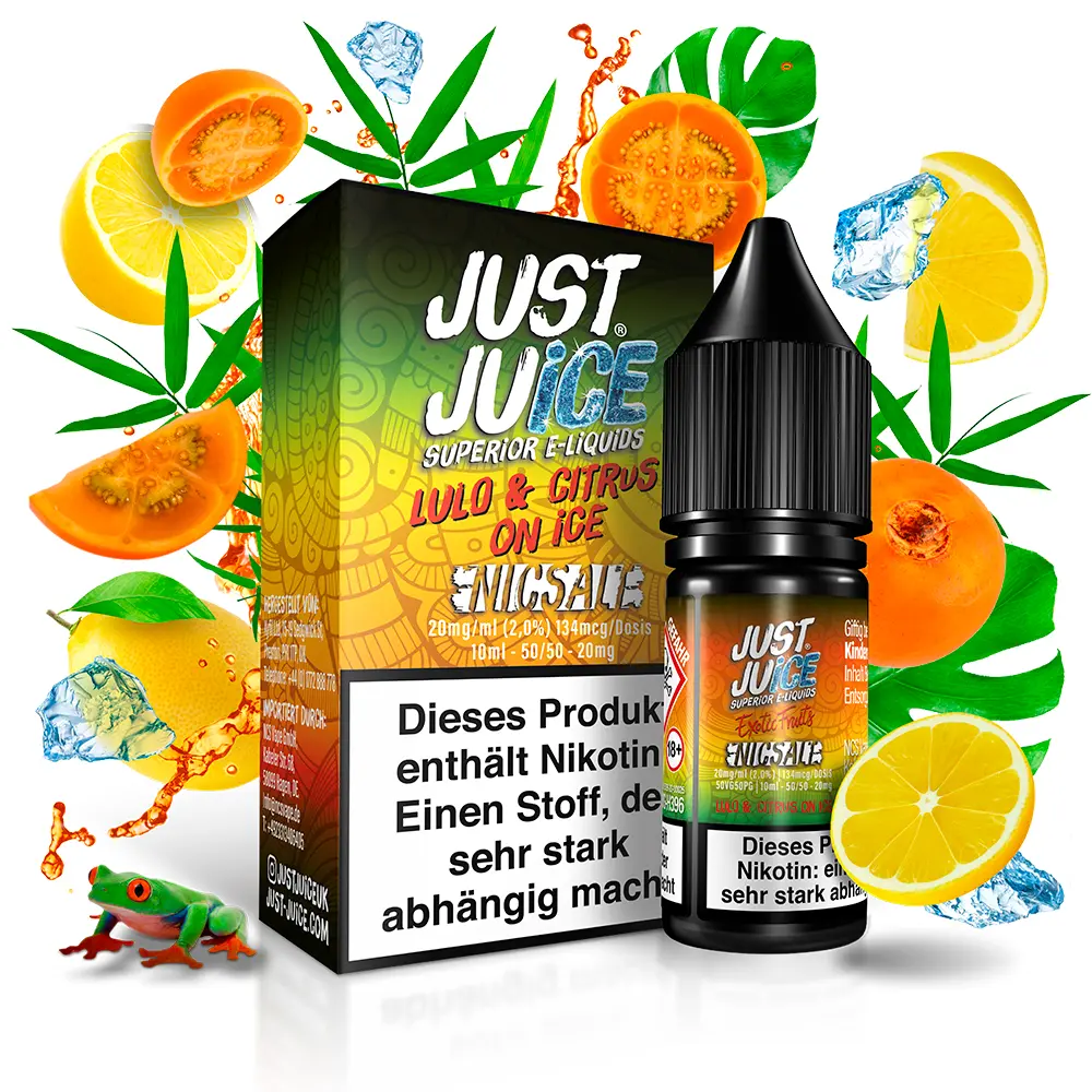 Liquid Lulo & Citrus On Ice - Just Juice Nikotinsalz 20mg 