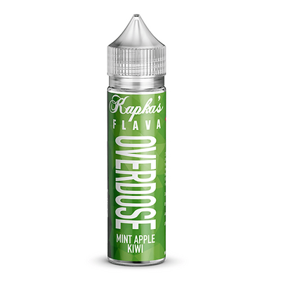 Kapka`s Aroma Longfill - Mint Apple Kiwi Overdose - 6ml Aroma in 60ml Flasche