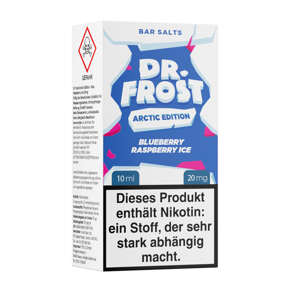 Liquid Blue Raspberry Ice - Dr. Frost Nikotinsalz 20mg Liquid Blue Raspberry Ice - Dr. Frost Nikotinsalz 20mg