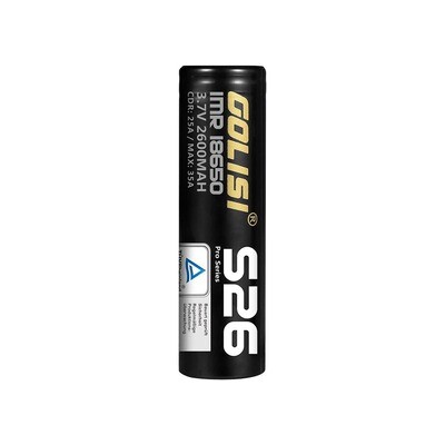 Golisi S26 Akku 18650 2600mAh/25A Golisi S26 Akku 18650 2600mAh/25A