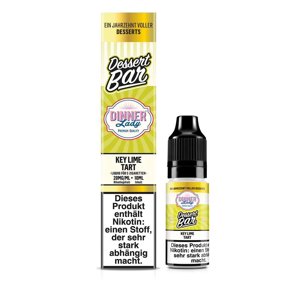 Dinner Lady Nikotinsalz Key Lime Tart 50/50 10ml Liquid 20mg