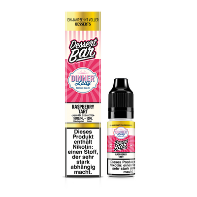 Dinner Lady Nikotinsalz Raspberry Tart 50/50 10ml Liquid 10mg