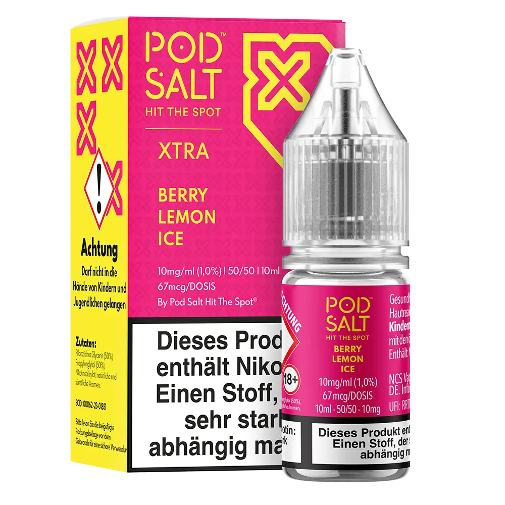 Liquid Berry Lemon Ice - Pod Salt Xtra Nikotinsalz