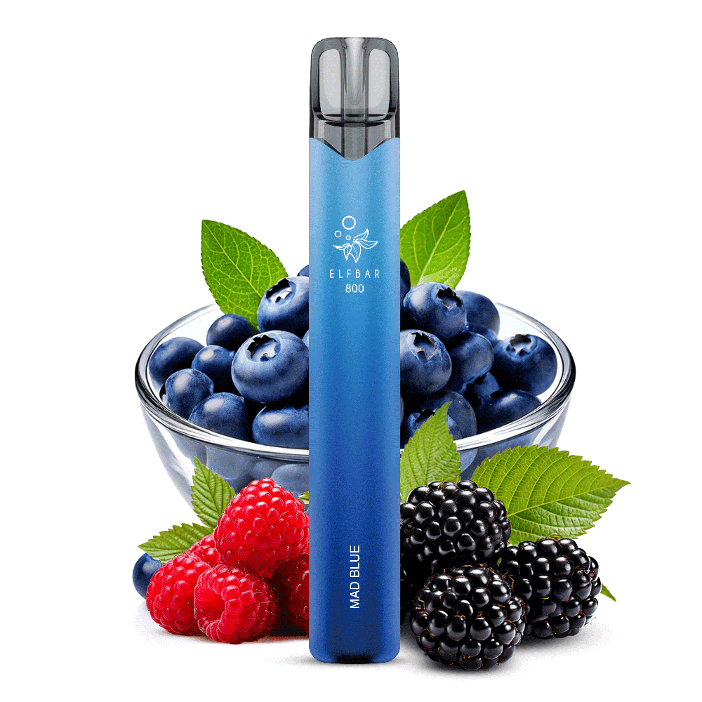 Elfbar 800 Einweg E-Zigarette Mad Blue 20mg