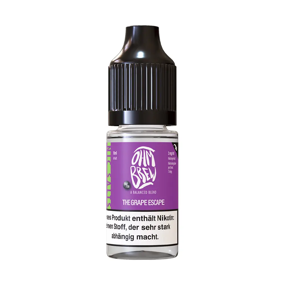 Liquid The Grape Escape - Ohm Brew Nikotinsalz 3mg