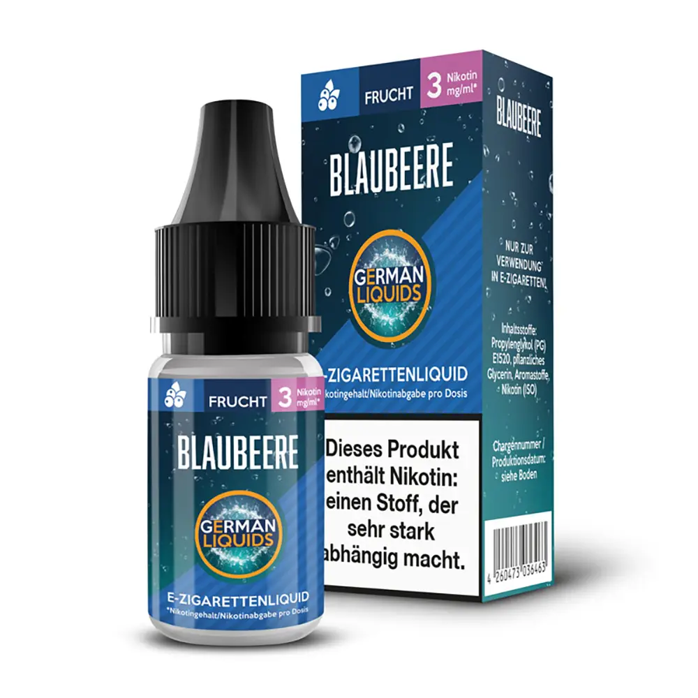 Liquid Blaubeere 3mg - German Liquids