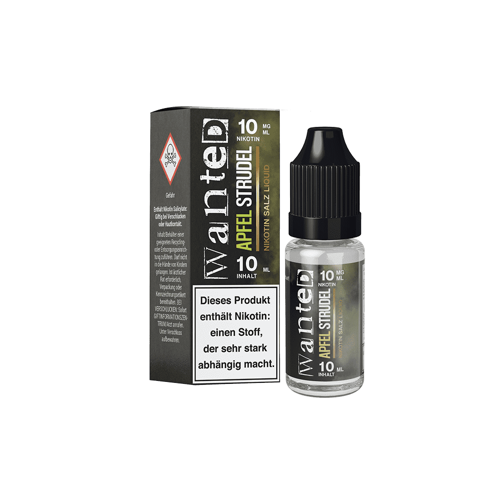 Liquid Apfelstrudel - Wanted Overdosed Nikotinsalz 10mg Liquid Apfelstrudel - Wanted Overdosed Nikotinsalz 10mg