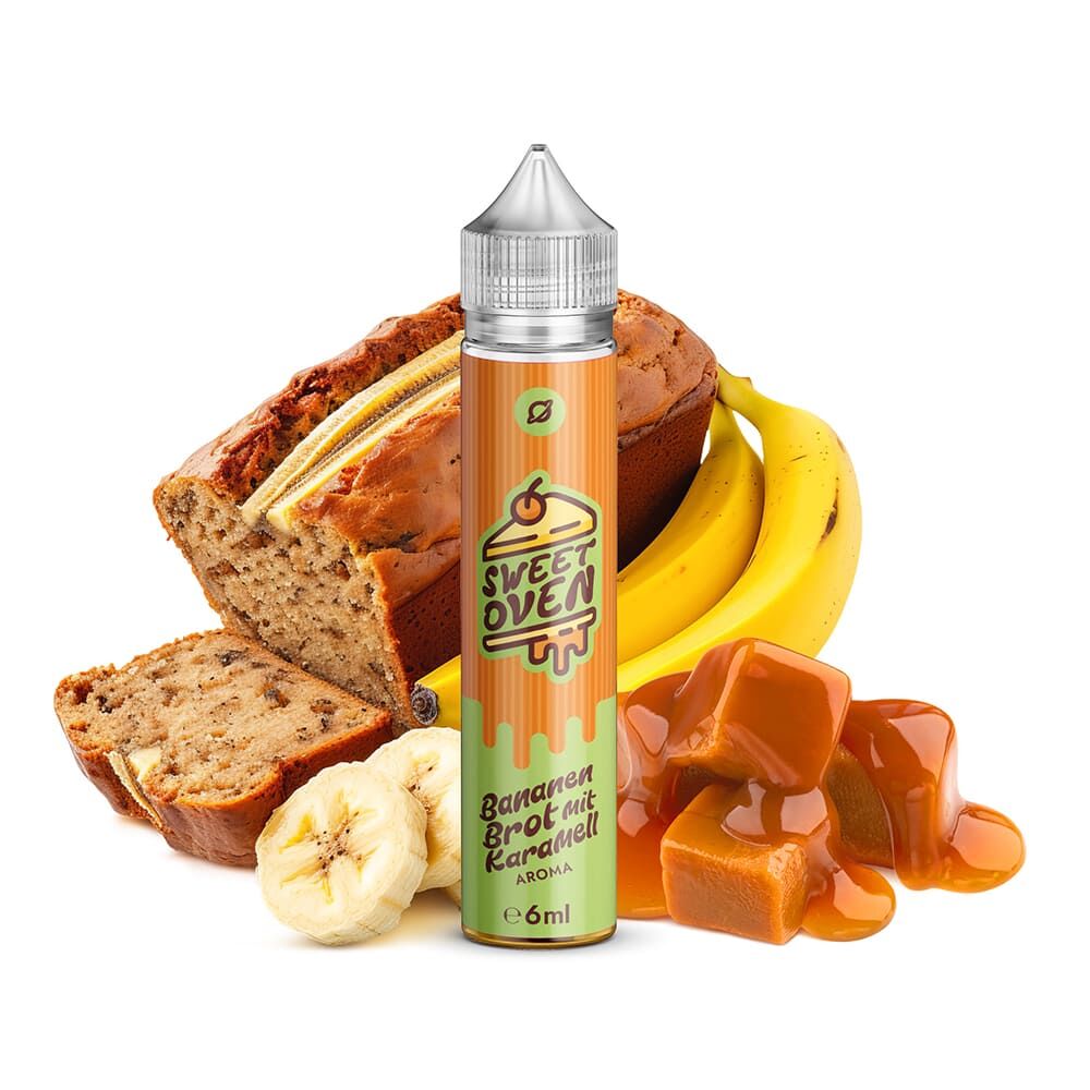 Flavorverse Aroma Longfill - Bananenbrot mit Karamell - 6ml in 75ml Flasche  C