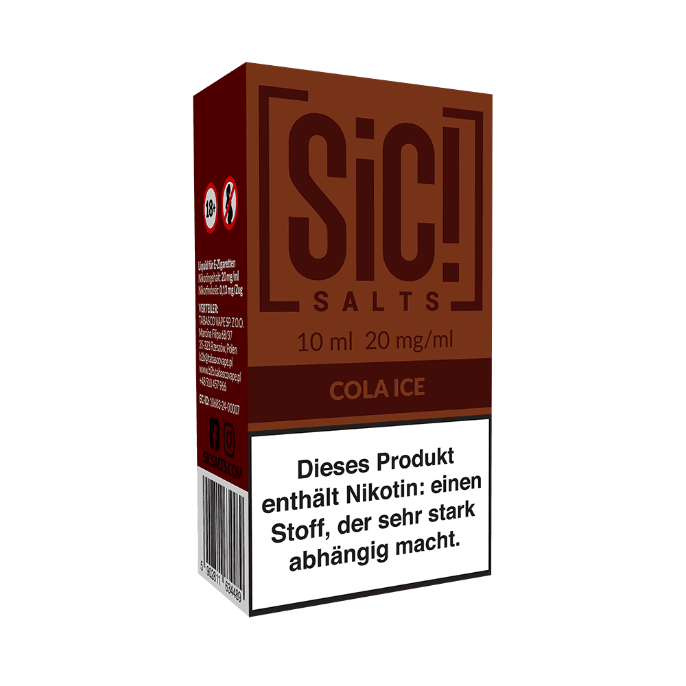 Liquid Cola Ice - SIC Nikotinsalz 20mg Liquid Cola Ice - SIC Nikotinsalz 20mg