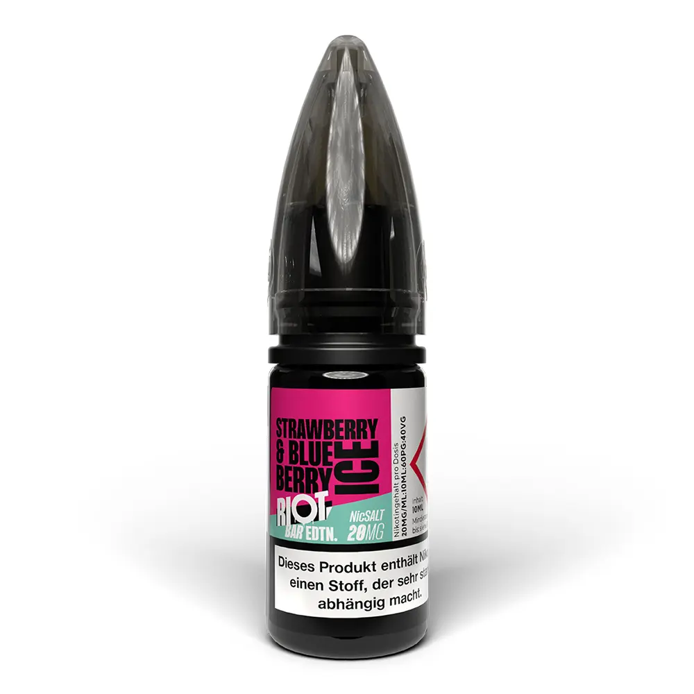 Liquid Strawberry Blueberry Ice - RIOT BAR EDTN Nikotinsalz 20mg