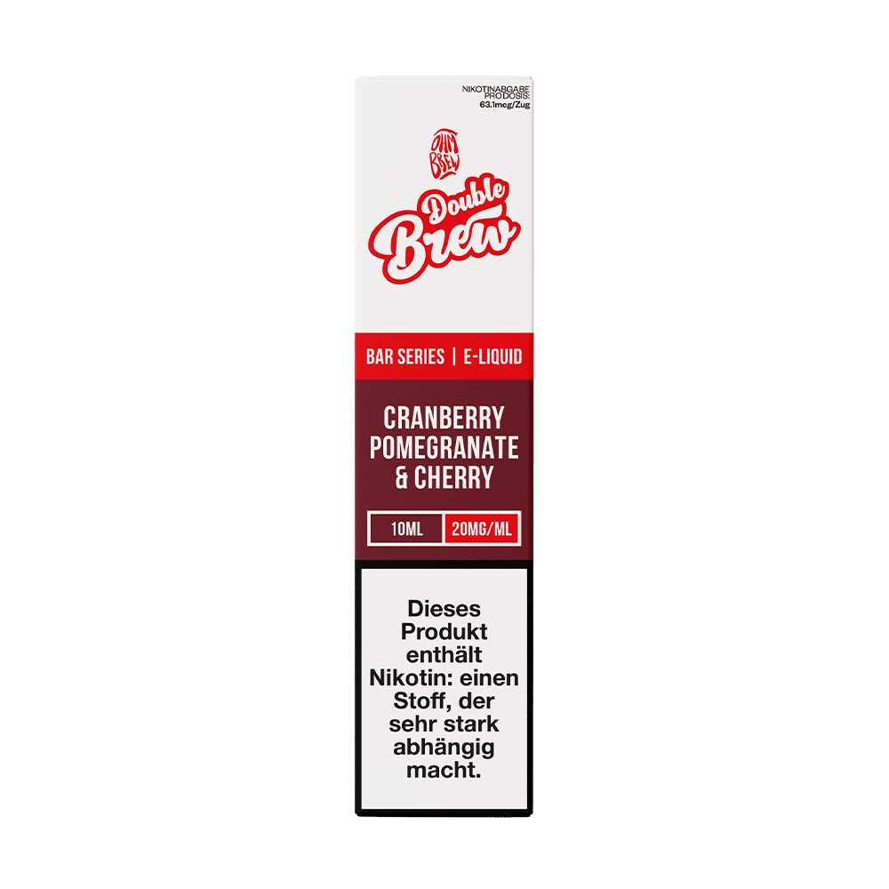 Double Brew Nikotinsalz - Cranberry Pomegranate & Cherry - 10ml Liquid 20mg  C