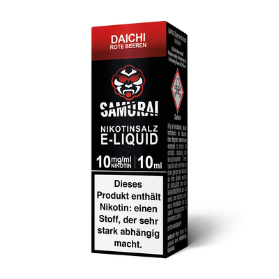 Liquid Daichi Rote Beeren - Samurai Nikotinsalz