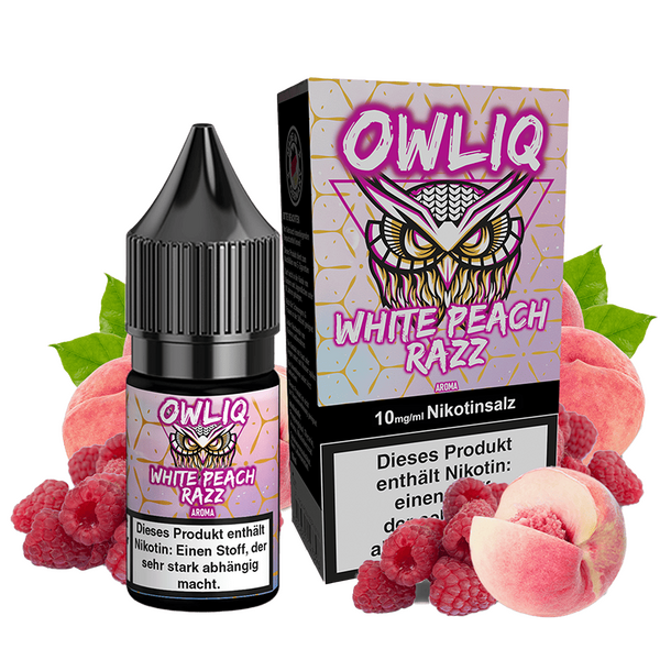 Liquid White Peach Razz - OWLIQ Nikotinsalz Liquid White Peach Razz - OWLIQ Nikotinsalz