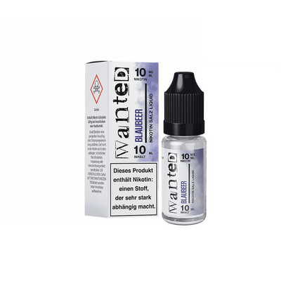 Liquid Blaubeer - Wanted Overdosed Nikotinsalz 10mg